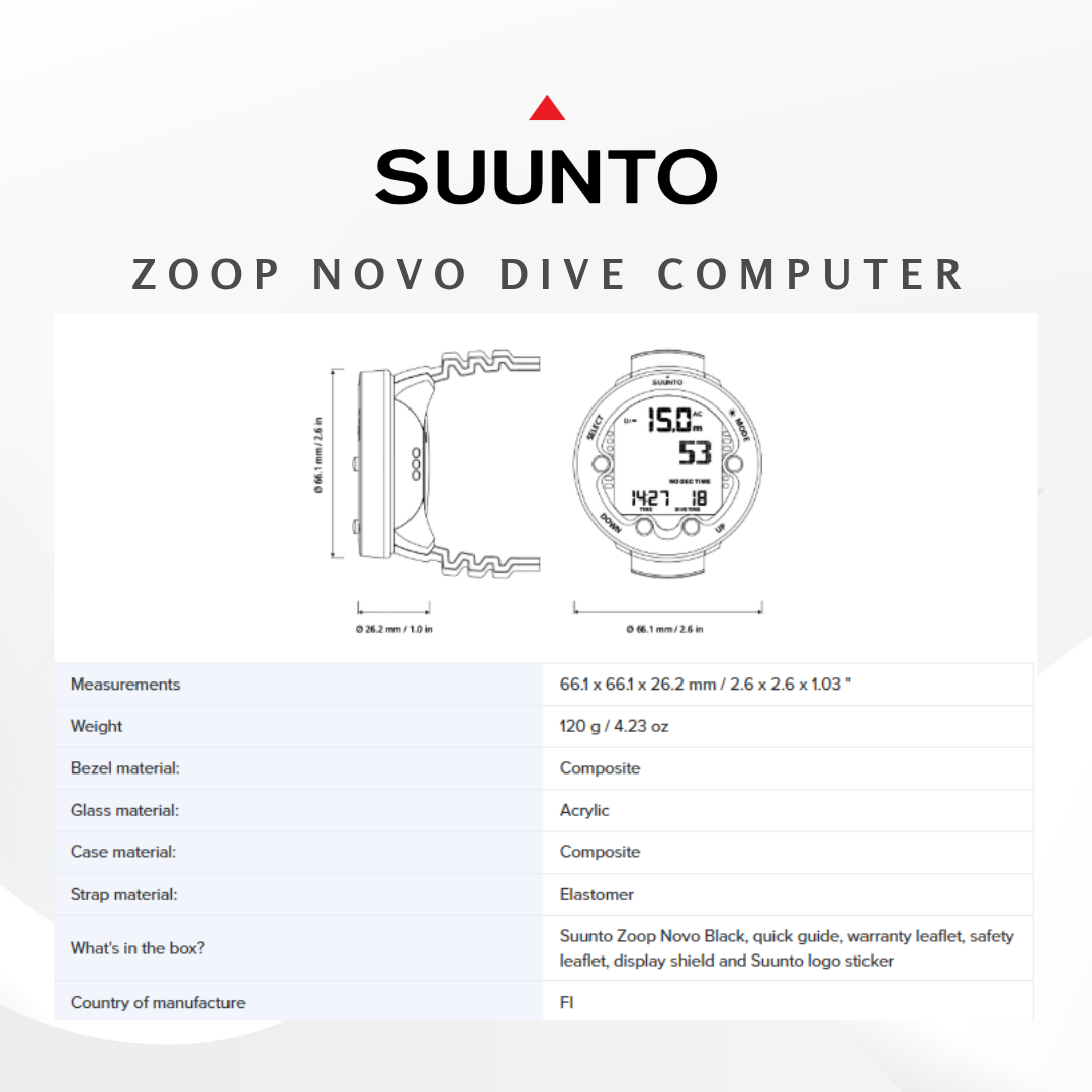 Suunto Zoop Novo Dive Computer