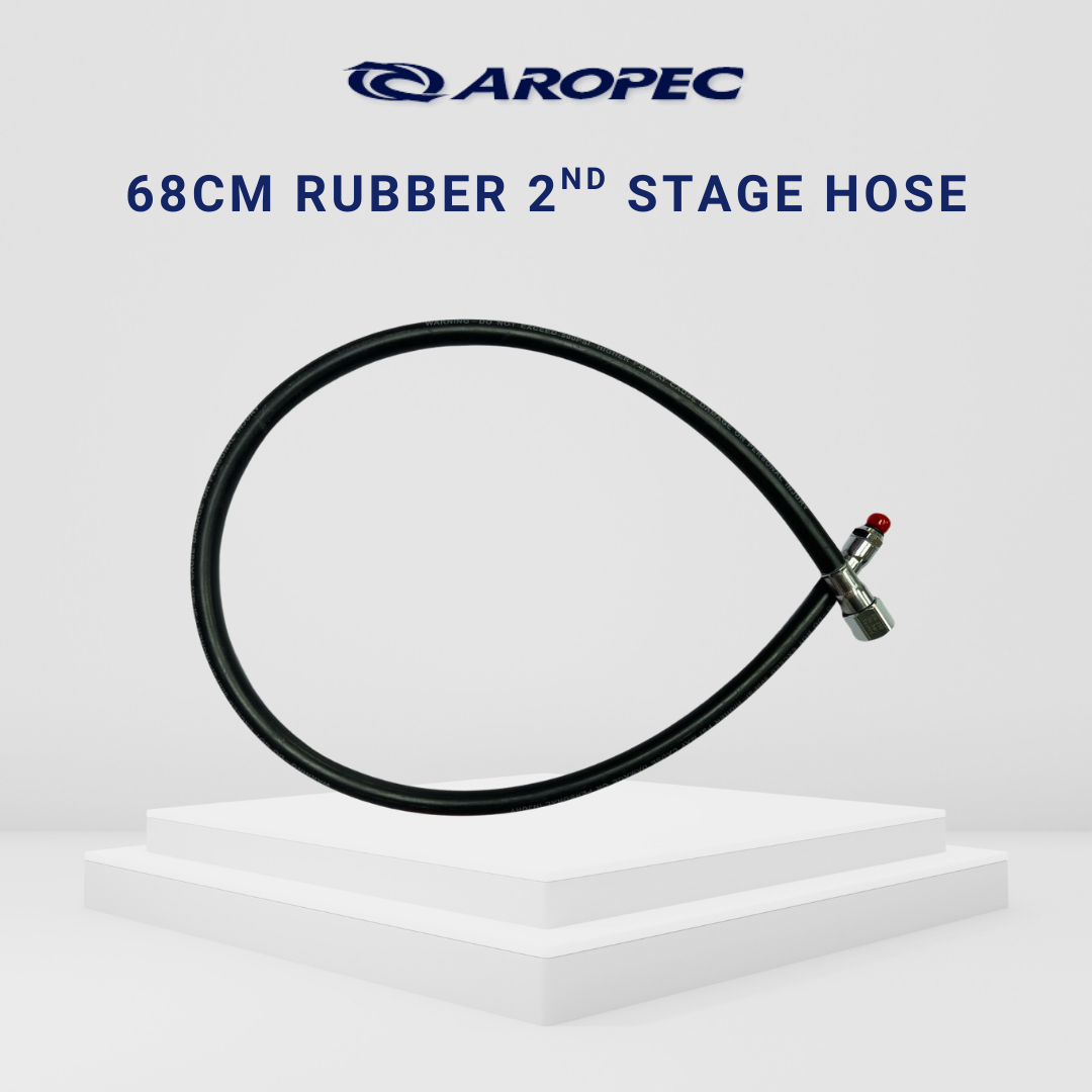 Aropec 90cm Braided Rubber Regulator Hose