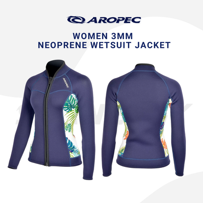 Aropec Women 3mm Neoprene Wetsuit Jacket