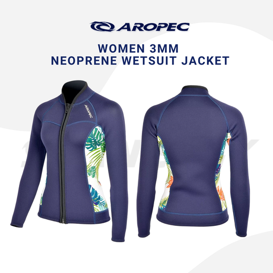 Aropec Women 3mm Neoprene Wetsuit Jacket