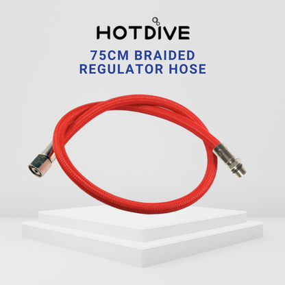 Hotdive/Miflex 75cm Braided Regulator Hose