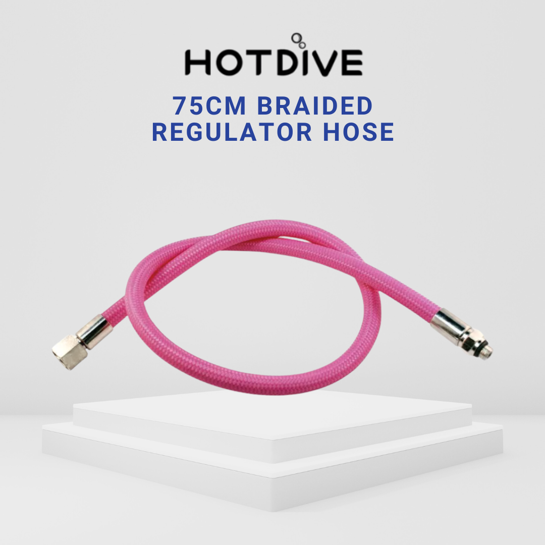 Hotdive/Miflex 75cm Braided Regulator Hose
