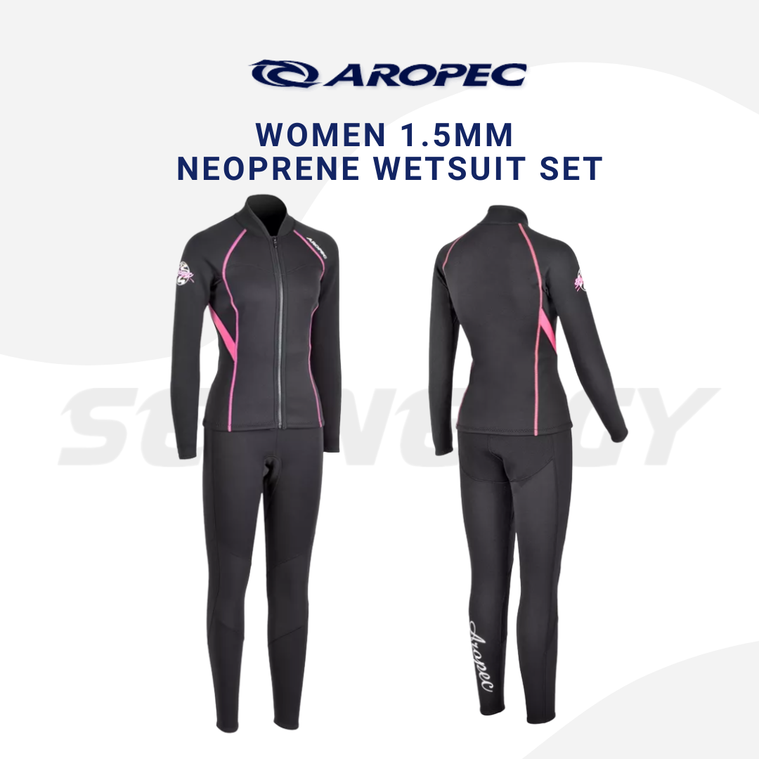 Aropec Women 1.5mm Neoprene Wetsuit Jacket