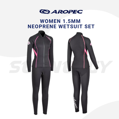 Aropec Women 1.5mm Neoprene Wetsuit Jacket