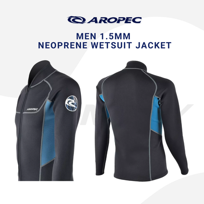 Aropec Men 1.5mm Neoprene Wetsuit Jacket