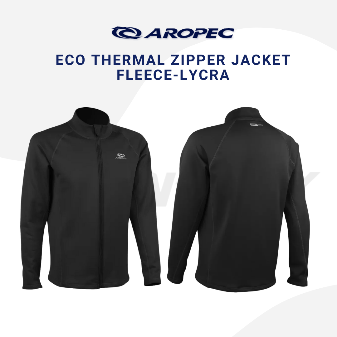 Aropec Unisex Eco Thermal Fleece Zipper Jacket