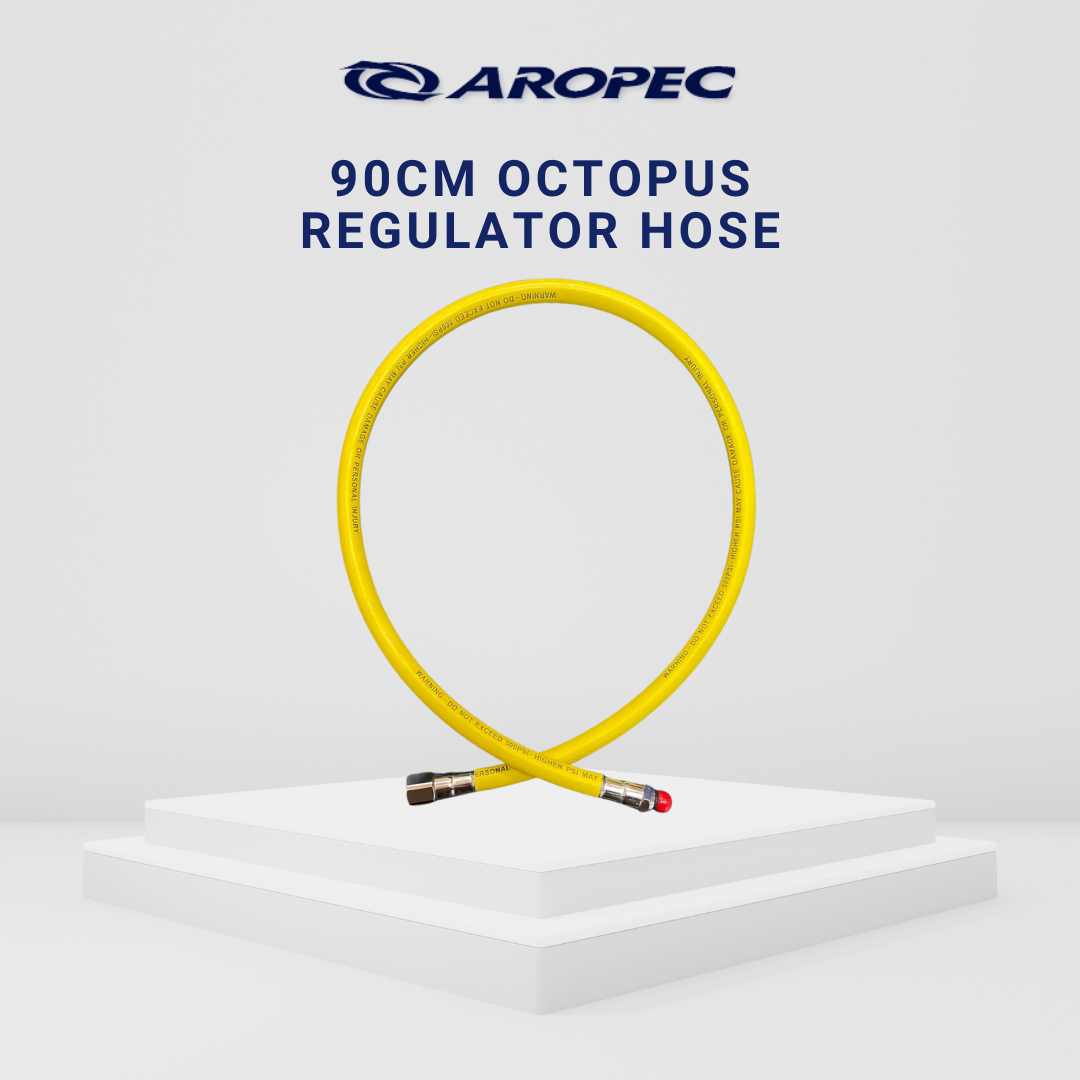 Aropec 90cm Braided Rubber Regulator Hose