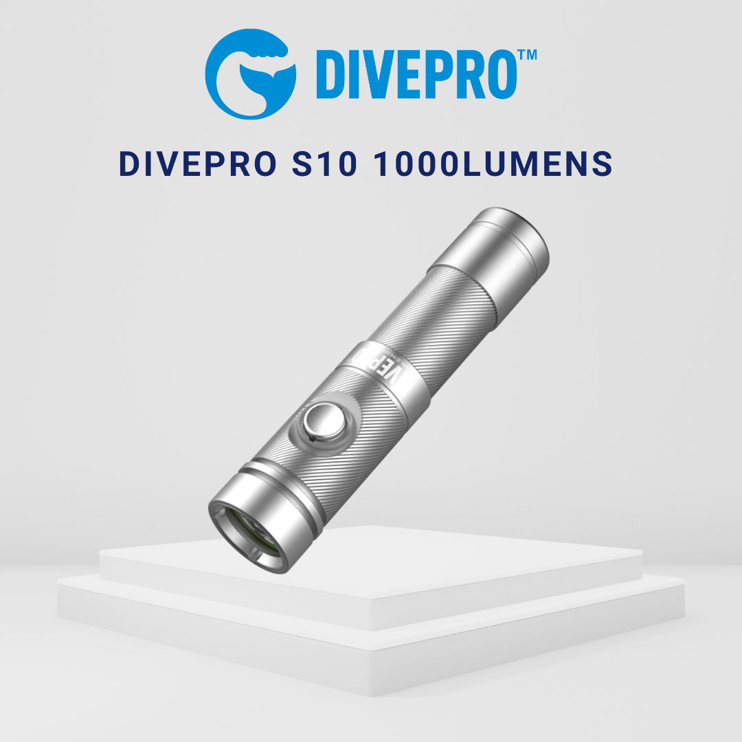 Divepro S10 1000 Lumens Dive Torch