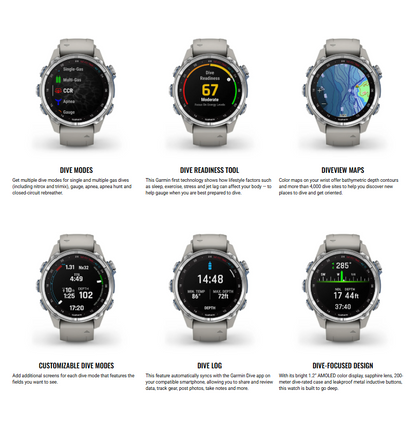 Garmin Descent MK3 43mm Dive Computer