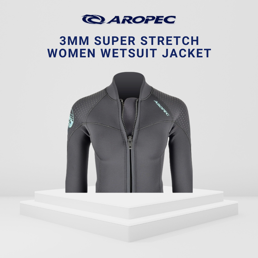 Aropec Women 3mm Super Stretch Wetsuit Jacket