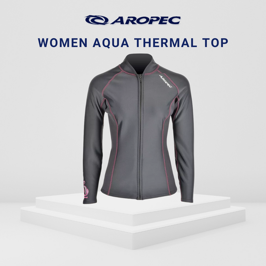 Aropec Women Aqua Thermal Zipper Top