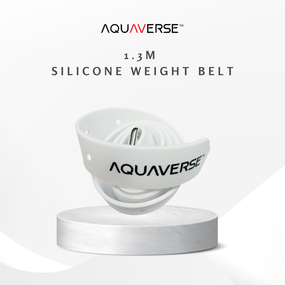 Aquaverse 1.3m Freediving Silicone Weight Belt