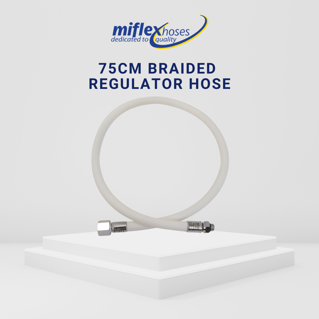 Miflex 75cm Braided Regulator Hose