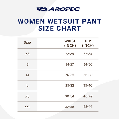 Aropec Women 3mm Super Stretch Wetsuit Pant