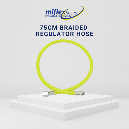 Miflex 75cm Braided Regulator Hose