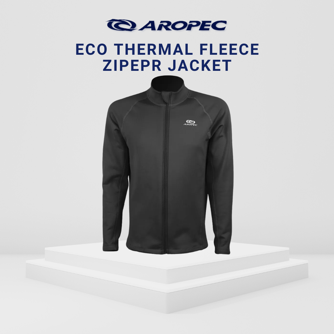 Aropec Unisex Eco Thermal Fleece Zipper Jacket